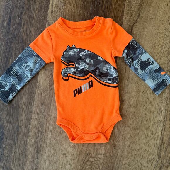 Puma Onesies, Long Sleeve & Short (2 included) - Picture 2 of 4